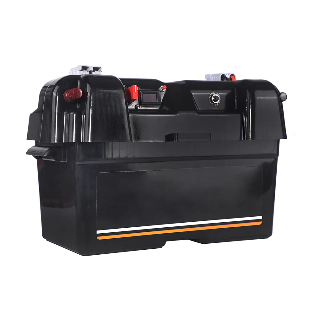 Outdoor Plastic Waterproof 12v Battery Box Camping Adventure Car