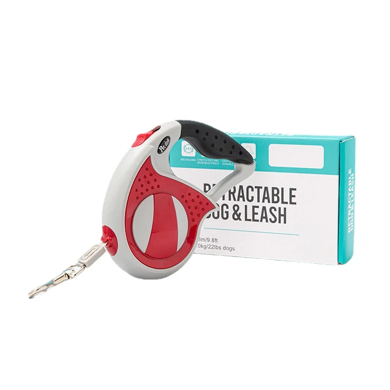 

ABS pet leash automatic retractable leash nylon webbed dog walking device