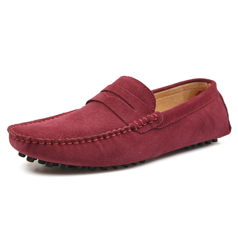 

New Style Suede Driving Shoes Hot Sale High Quality Men Loafers slip on mocassin shoes for men