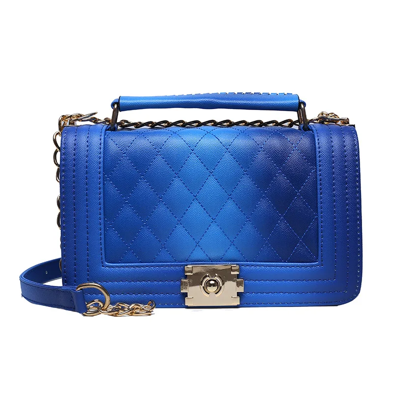 

Fast Dispatch Lingge chain colorful shoulder bag branded bags luxury women branded bags luxury women