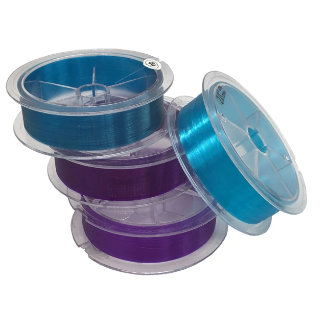 

new products super soft super tensile force 150m nylon fishing line, Customized