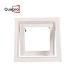 Plaster ceiling basement access panel covers manhole under sink