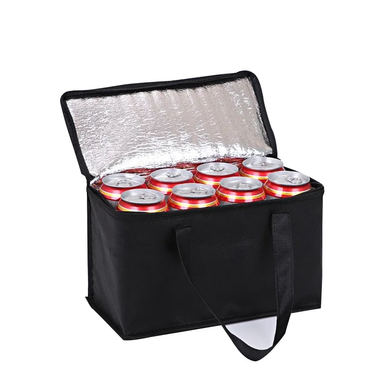 

Hot non-woven insulation bag outdoor portable lunch bag portable aluminum foil insulation bag