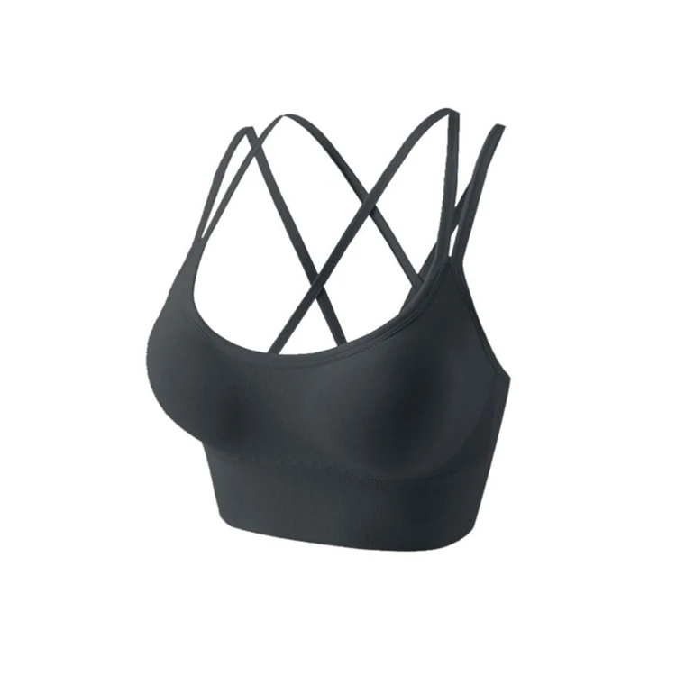 

New Beauty Back Sport Fitness Vest Cross line Hot Sexy Fashion Women Yoga Clothes Bra