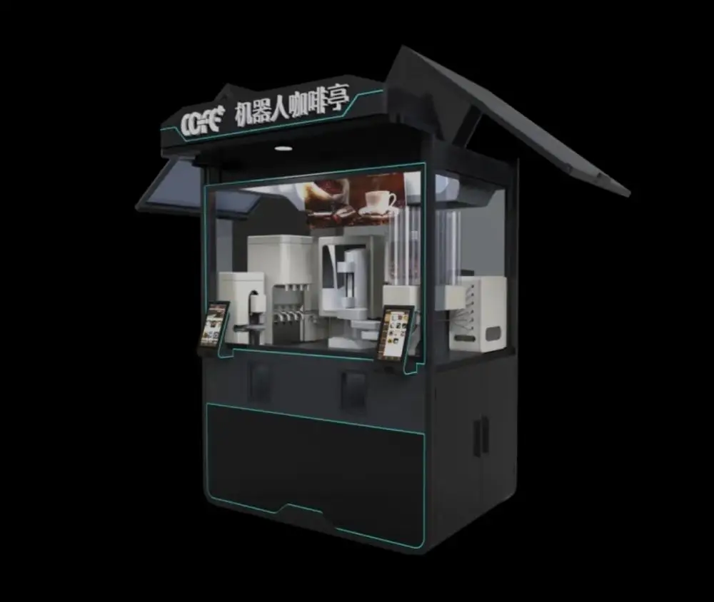 
Robot Coffee kiosk 