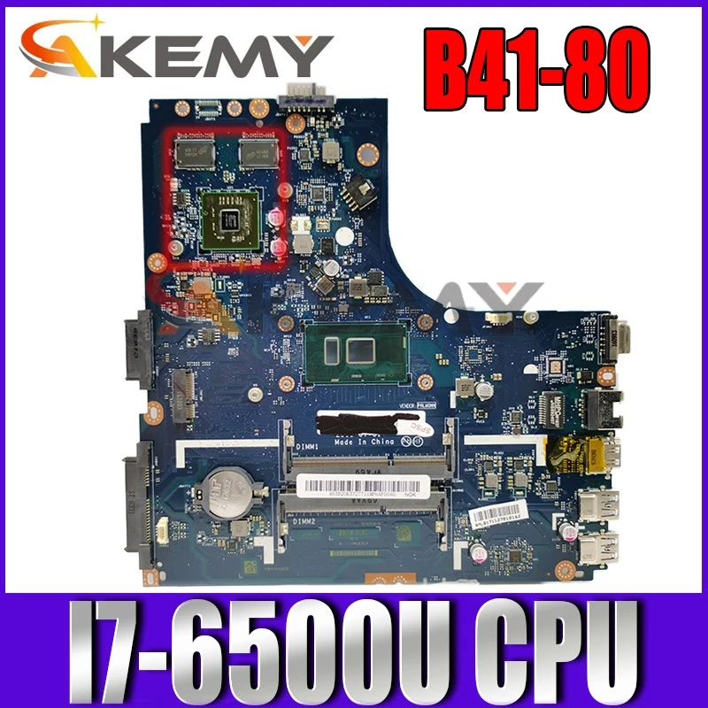 

Applicable to B41-80 notebook motherboard I7-6500U EXO2G number LA-D101P FRU 5B20K57300 5B20K57283 5B20K57277 5B20K57287