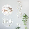 White Original Color Sea shell Wind Chimes Used To Decorate Parties,Bedroom