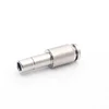 SPJ series stainless steel straight through air pipe quick insert joint reducer plug