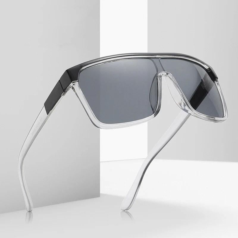 

HDCRAFTER One Piece fashion Sunglasses for unisex European and American ins amazon Trend Men's Glasses Sports UV400 pc