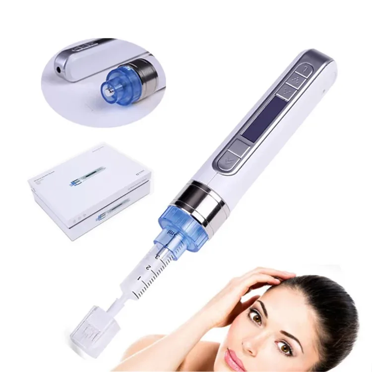 

Handheld meso injector mesotherapy gun 3d smart injection system for face lifting, Silver/gold