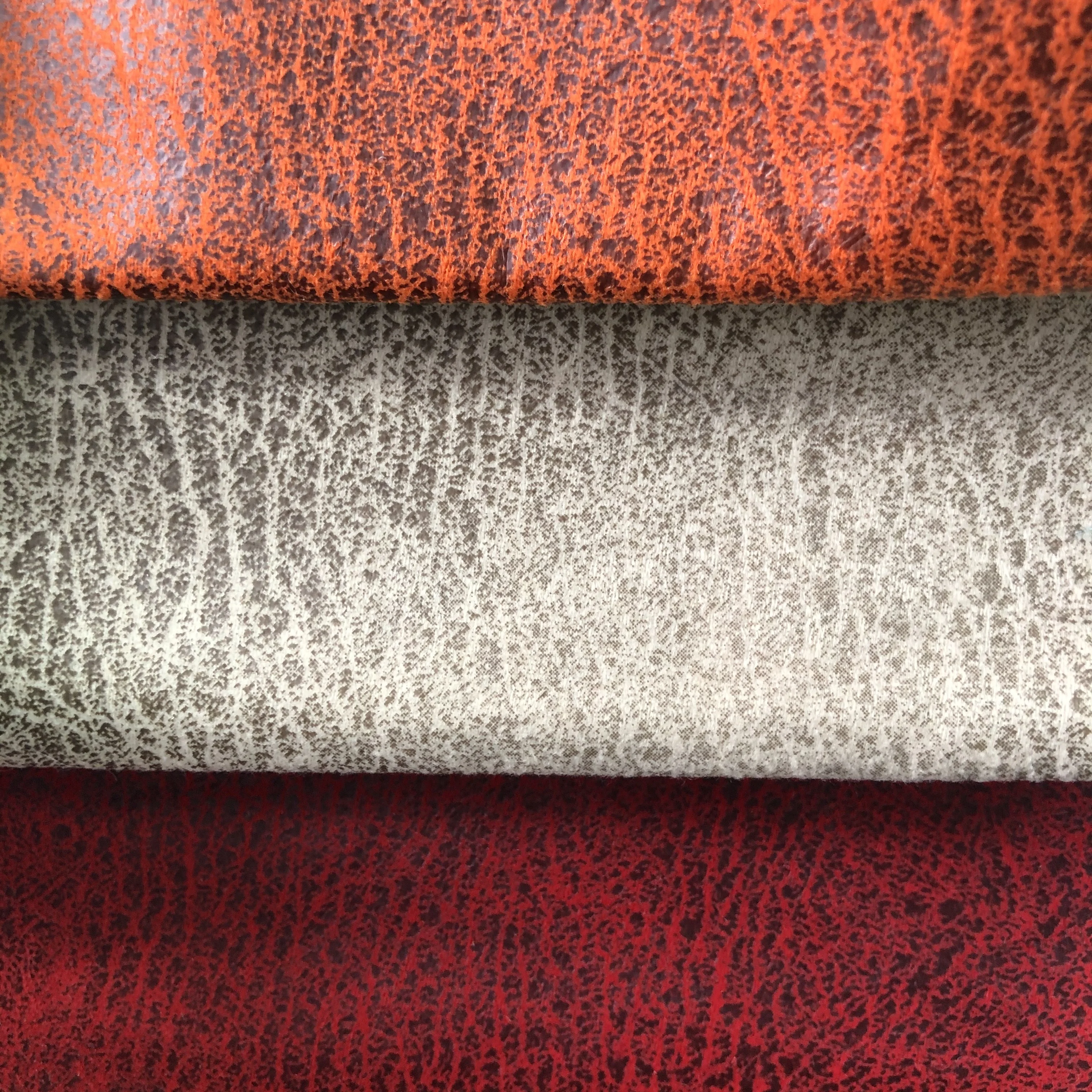 High Quality Wholesale Printed Faux Imitation Genuine Leather Fabric