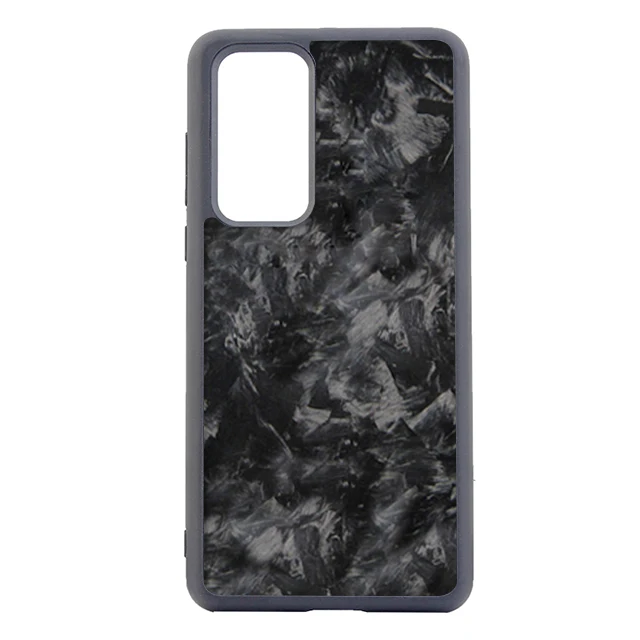 

Factory for Huawei P40 fordge carbon fiber tpu pc case custom case, Black