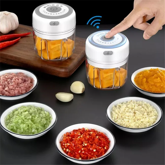 

Multifunction High Quality Kitchen Tools Manual USB Vegetable Chopper Electric Garlic Chopper