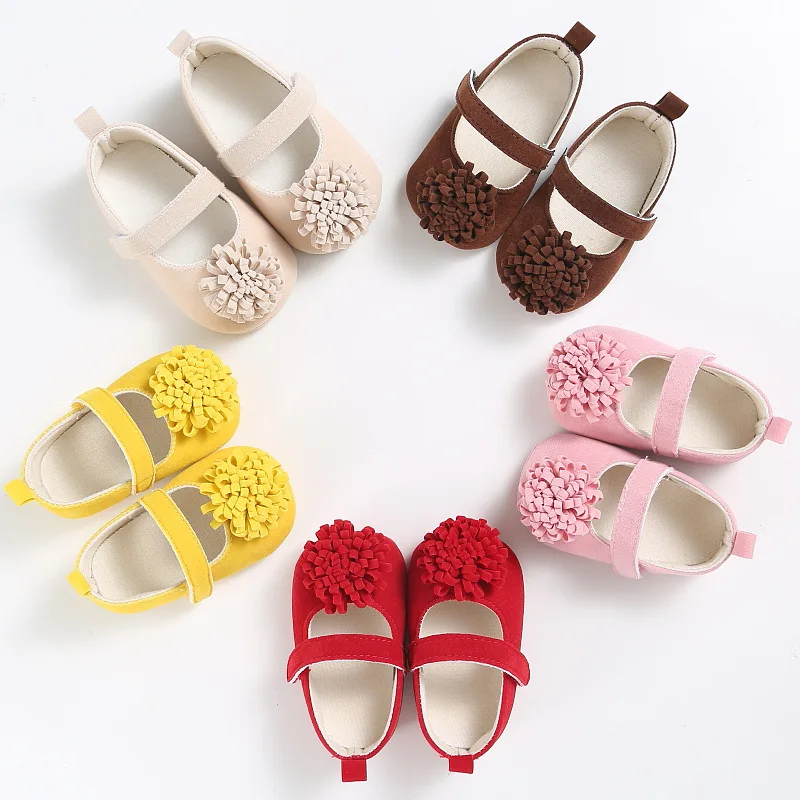 

Baby Color Flower Toddler Shoes Baby Soft Bottom Shoes