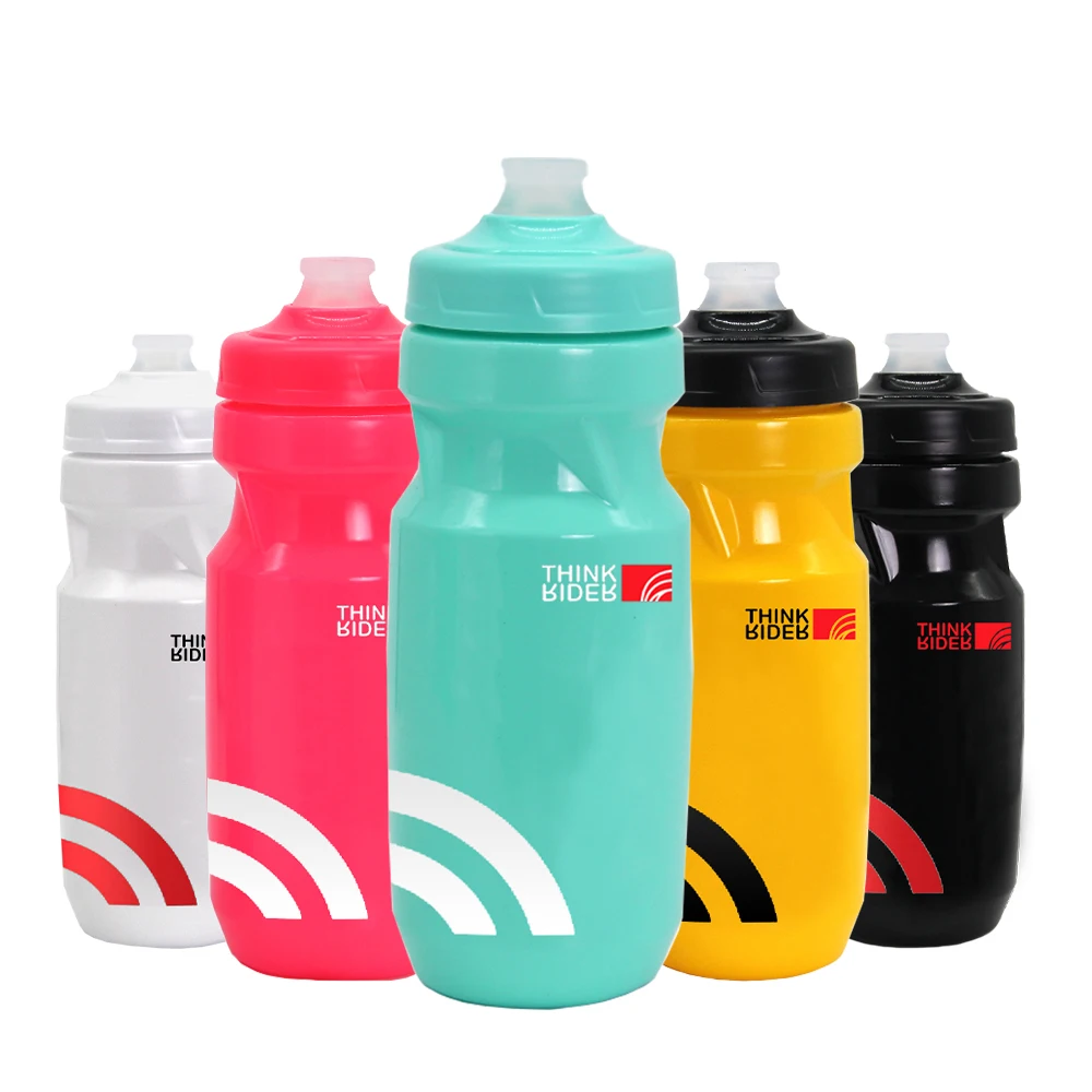 

ThinkRider Cycling Water Bottle 610/710ml Leak-proof Squeezable Taste-free BPA-free Sports Bicycle kettle Plastic Camping Hiking