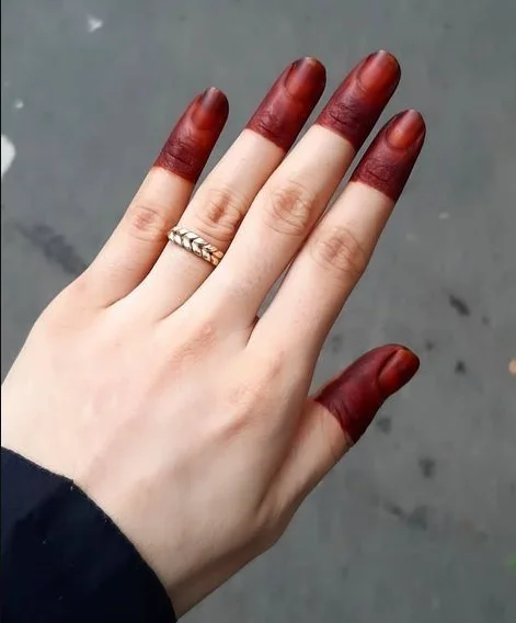 Custom Label Muslim Black Maroon Red Hands Henna Dip Paste Liquid Cream Finger Feet Henna Dipping Henna