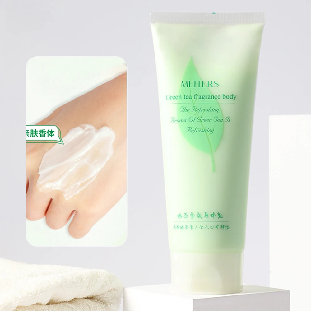 

Hot Selling Green Tea Fragrance Nourishing Smoothing Refreshing Hand & Body Lotion Cream with Avocado