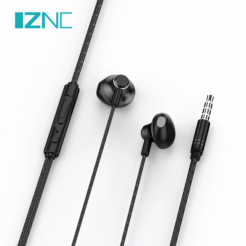 

Sport Stereo Metal Bass Earphones Wired Earbuds Headphones with Microphone 3.5mm headphones