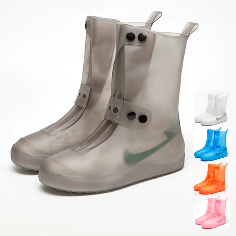 

Outdoor Waterproof Shoe Cover Wear Resistant Men Women Non-slip PVC Rain Boots, Customized