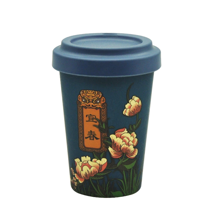 

Trending Products New Arrivals Eco Bamboo Fiber Reusable Coffee Cup With Lid., Can customize all kind of colors