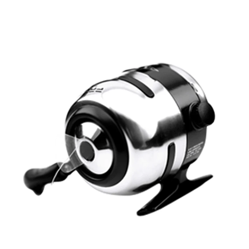 Catapult Hunting Shooting reel alloy Mini Bow Slingshot Spincast Fishing Reel with good price