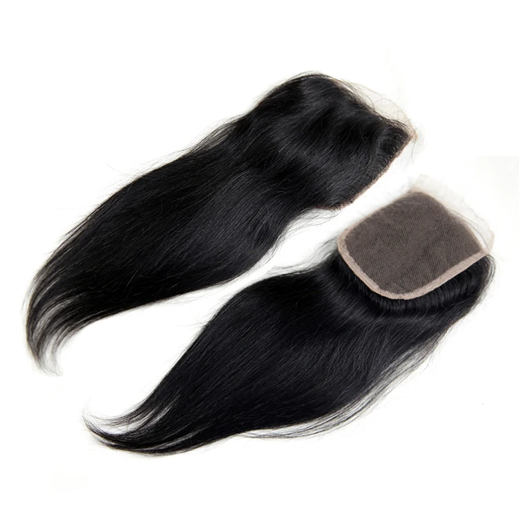 

Virgin Brazilian Hair Unprocessed 4*4 frontal lace Straight with closure