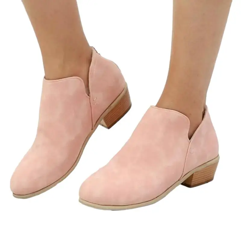 

2021 summer new short ankle boots fashion boots women's leather boots