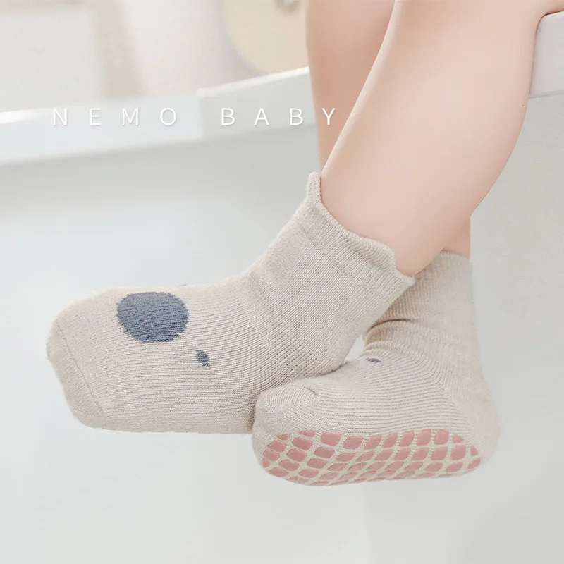 

High Quality Cute Cartoon Baby Floor Socks Autumn Thin Soft-Soled Non-Slip Footwear Baby Toddler Shoes 0-5Y, As pictures