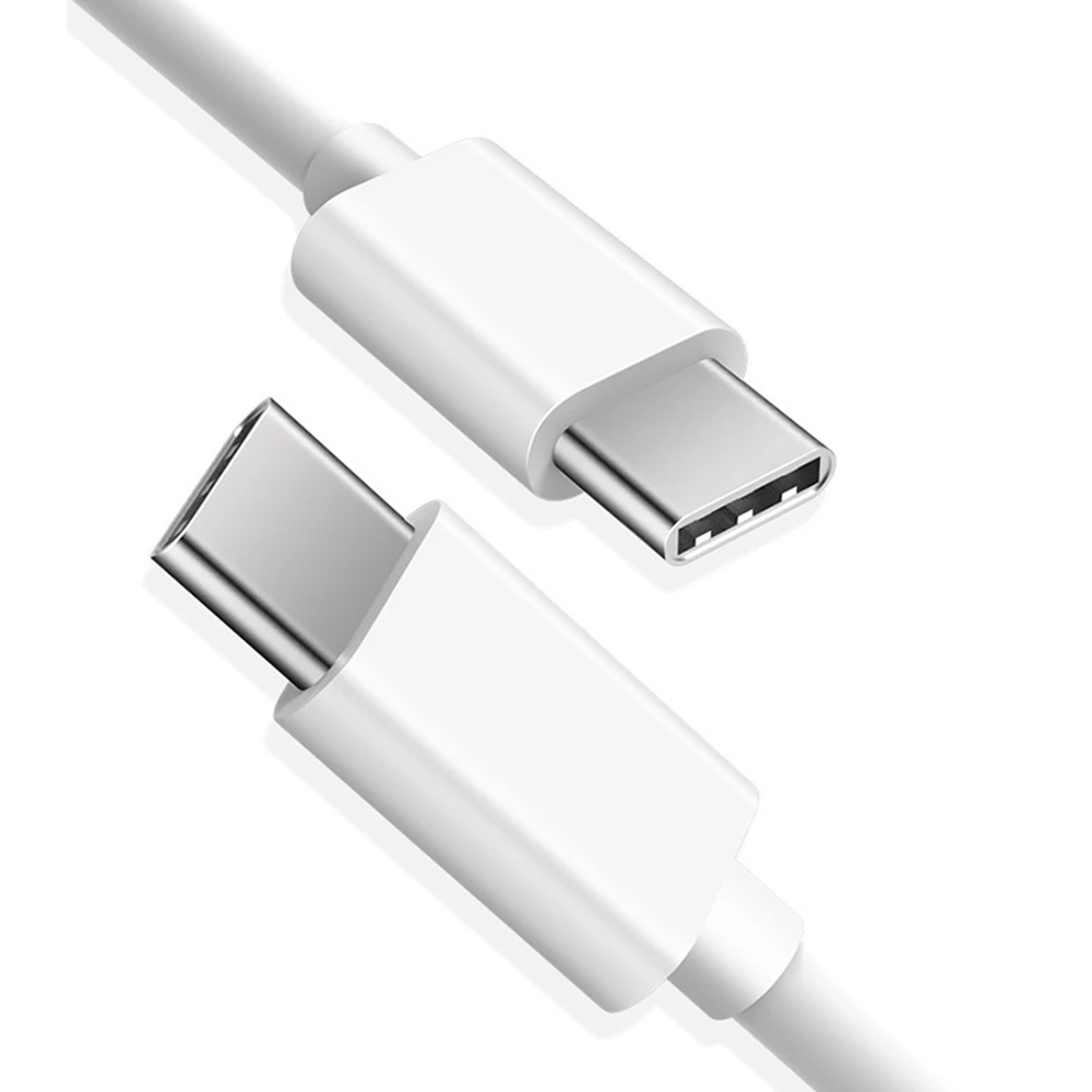 

18W PD Fast Charging 3FT Type C Data Mobile Phone Charger Cable Cable USB Charging Cable Type C for Type C devices, White