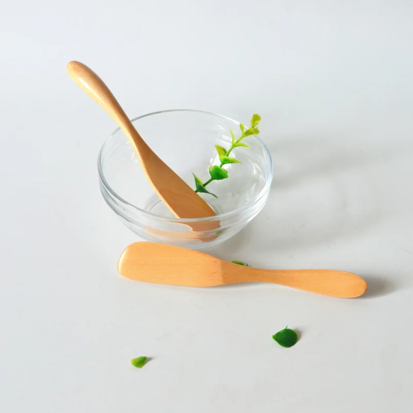 

Bamboo Knife Butter Spreaders Condiment Knives, Natural wood color