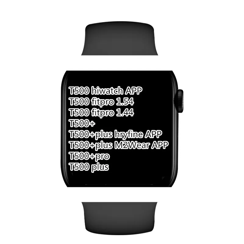 

T500+ Plus pro Cheap reloj SmartWatch Bracelet BT Phone Call Series 6 sports Smart watch T500 original