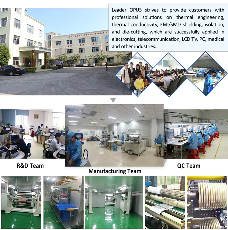 CPU laptop cooling pads thermal silicone conductive gap pads