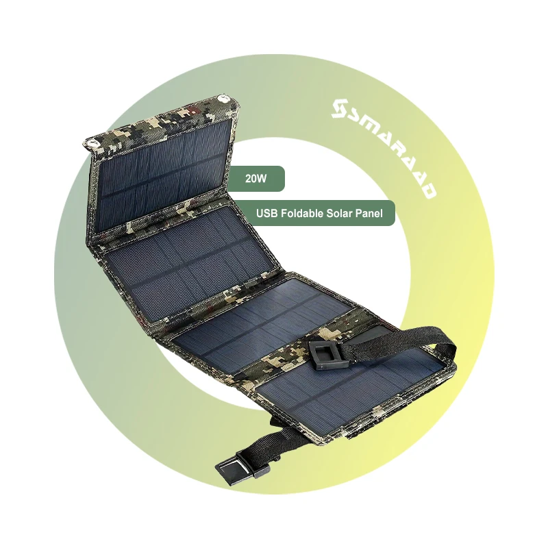 SMARAAD 30W Portable Mini Foldable Solar Panel USB 5V Charger Outdoor Use Dropshipping Available