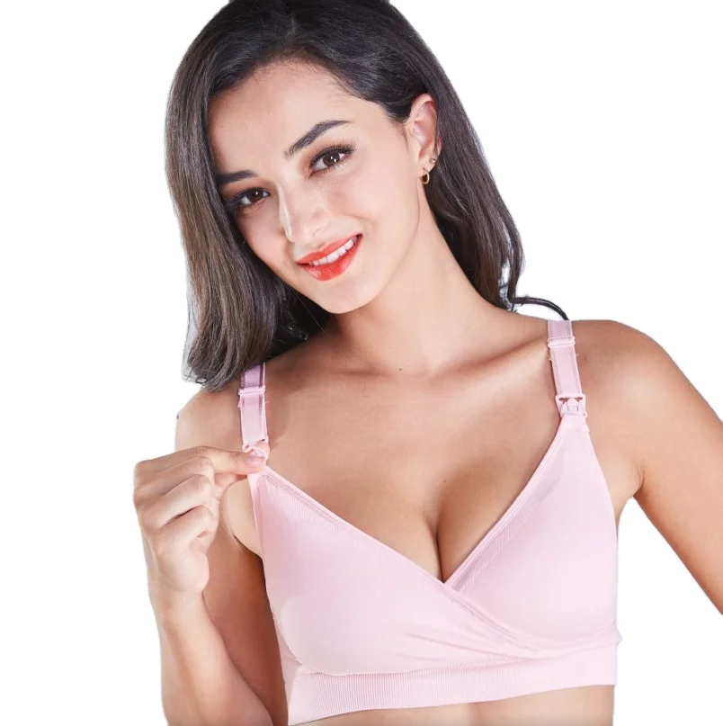 

Wholesale women comfortable seamless adjustable modal cotton maternity nursing bra
