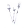 Sample and practical crystal glass fork and knife crystal tableware