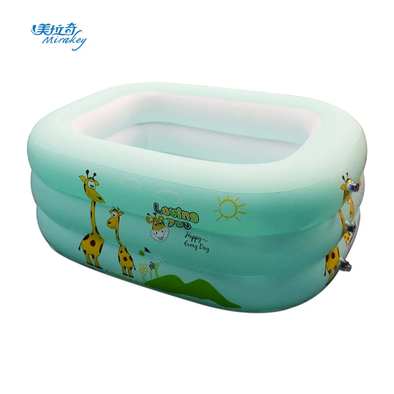 

Mirakey Outdoor Garden A Variety Of Sizes Durable Inflatable Adult Plastic Swimming Pools For Family Fun, Blue/green/custom