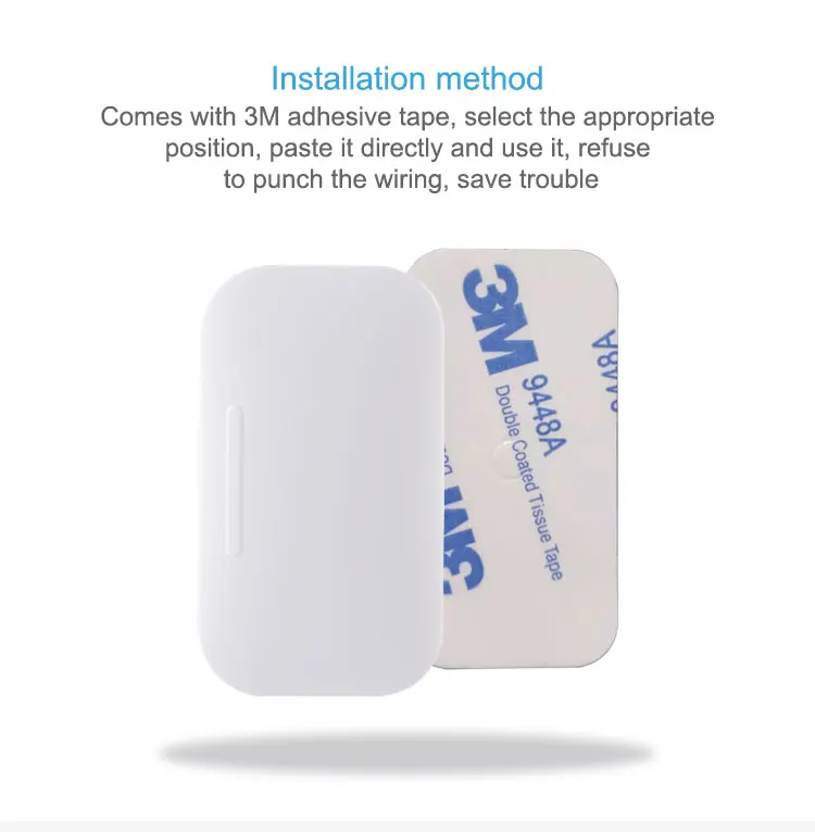 IOT Tuya Smart Home Mini Alarm Warning Work With Google Alexa Home Security ZigBee Door Sensor - ANKUX.COM