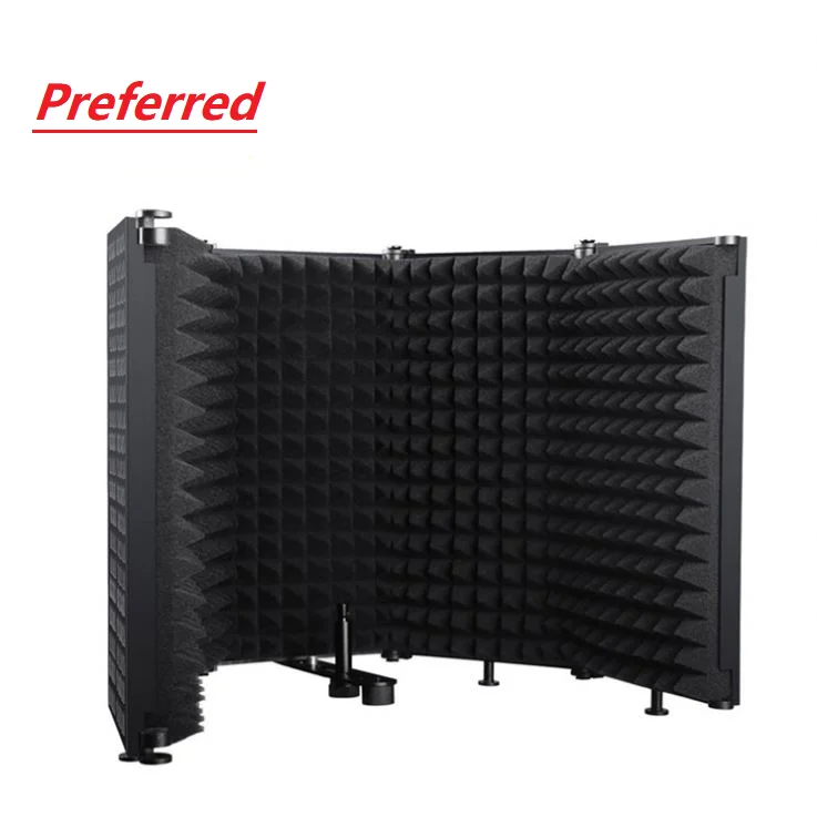 

Anti noise Shield Microphone Shield For recording studio, Black