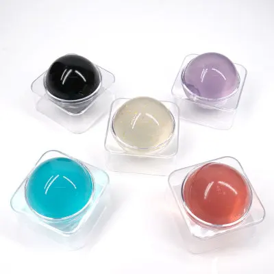 

AiXin OEM Customized 110G Facial Cleanser Jelly Ball Makeup Remover Gentle Moisturizing Collagen Cleansing Soap
