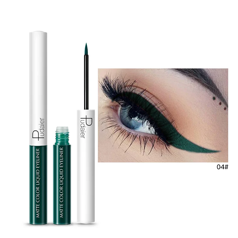 

15 Color Long Lasting Liquid Eyeliner Makeup Waterproof Fast Dry Liquid Eyeliner Matte Multicolor Eye Liner, 15 colors