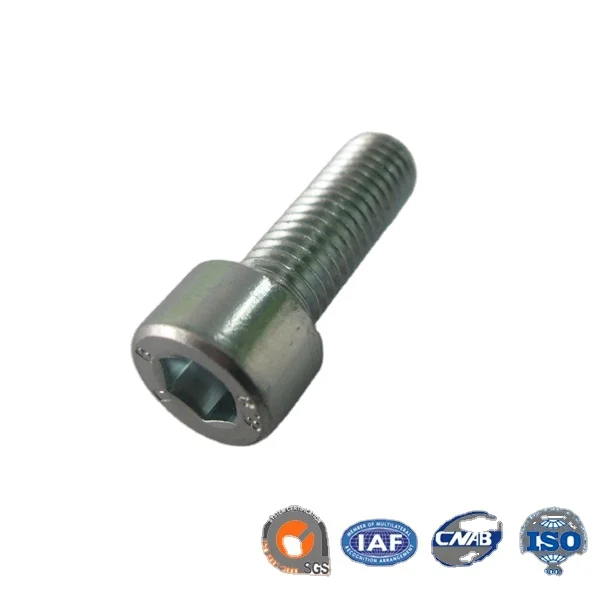
JM Brand Grade 10.9 12.9 DIN912 M6 304 316 Stainless Steel Hexagon Allen Bolt M7 Hex Socket Head Cap Screw 