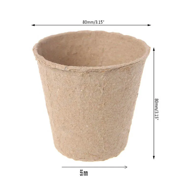 高品質紙漿花園泥炭鍋具套裝種植罩杯 3英寸 - buy planting cups 3