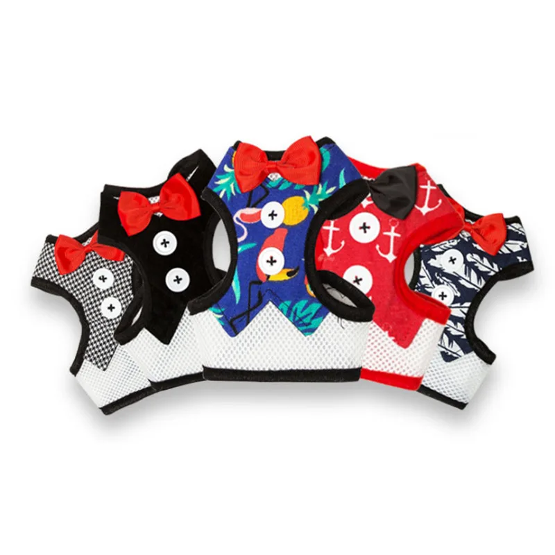 

2020 New Fashion Pet Dog Clothes And Pet Lesah Traction Rope, Red,black,gray