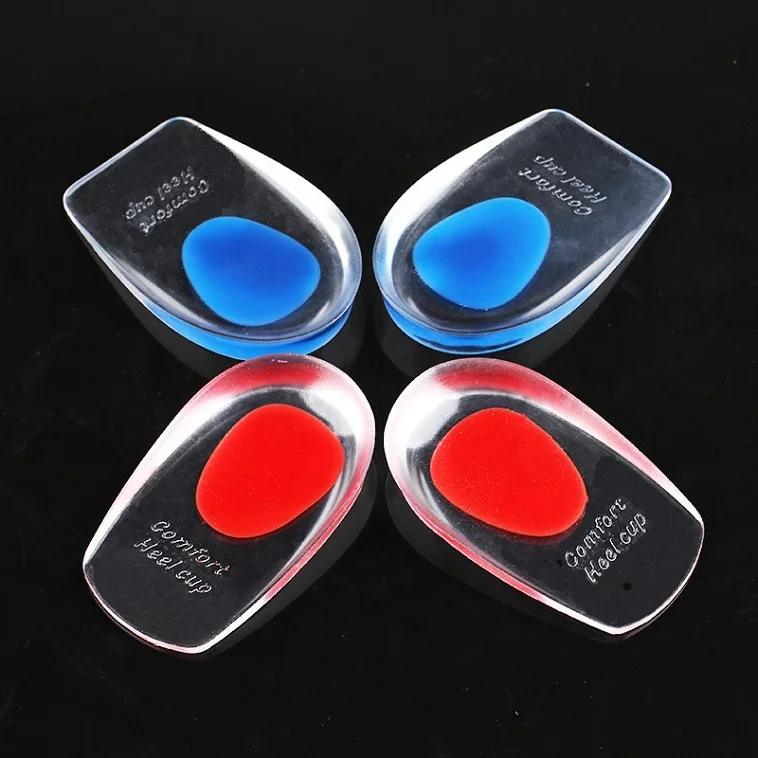 

Hot Selling Medical Comfort Gel Silicone Foot Half Sole Insoles Silicone Men Women Shoe silicone foot Heel pad Feet Care tool, According to options