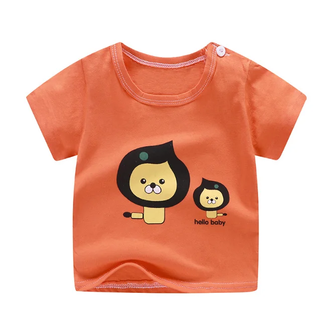Wholesale Lowest Price Baby Summer Clothes 100 Cotton Short Sleeve