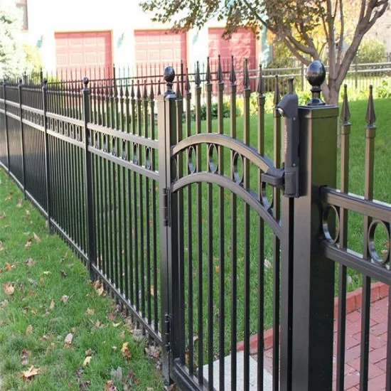 

Made in China arrow iron fence, Customized color