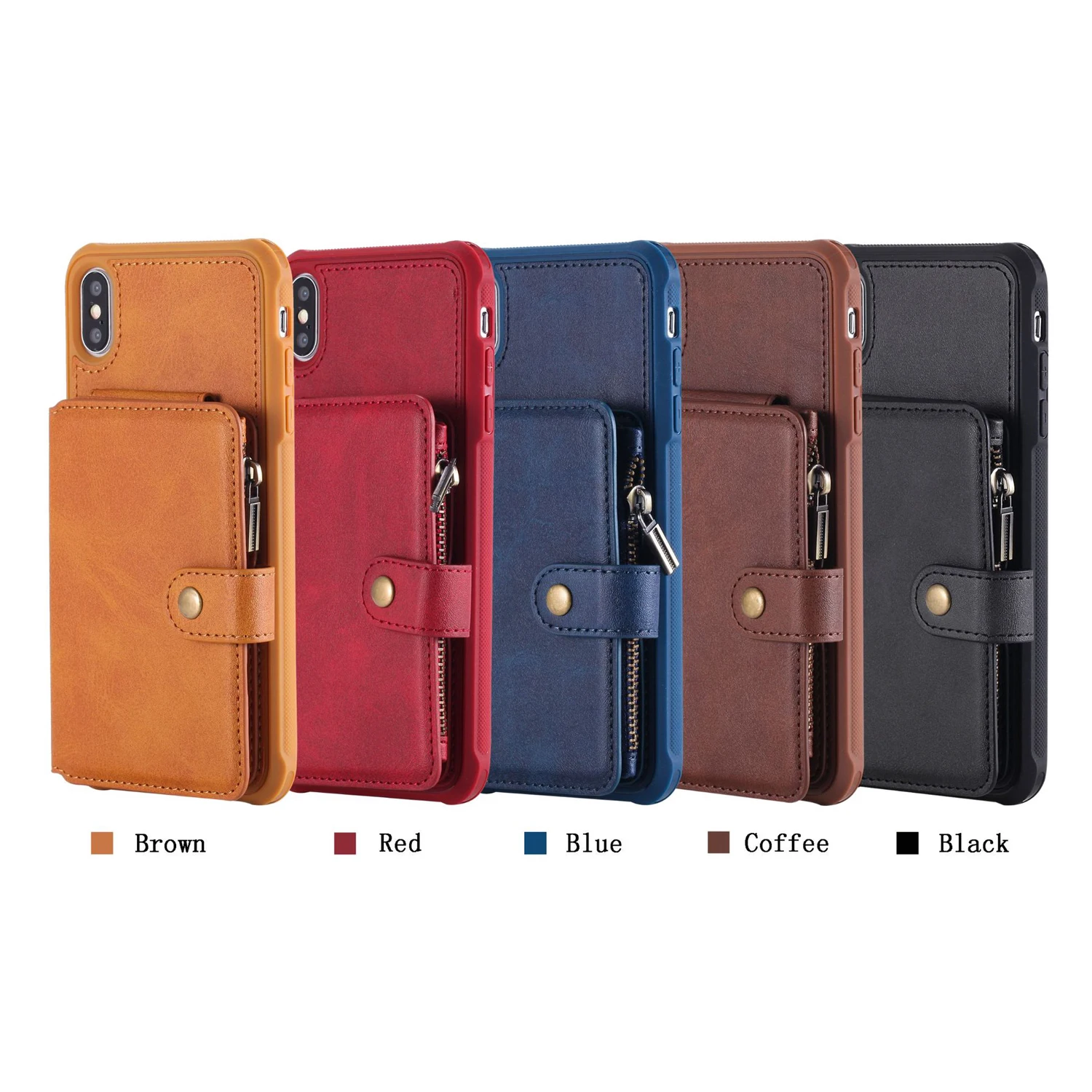

JUMBO new multifunctional mobile phone bag&case for iPhone 13 series wallet mobile phone case, Black, brown