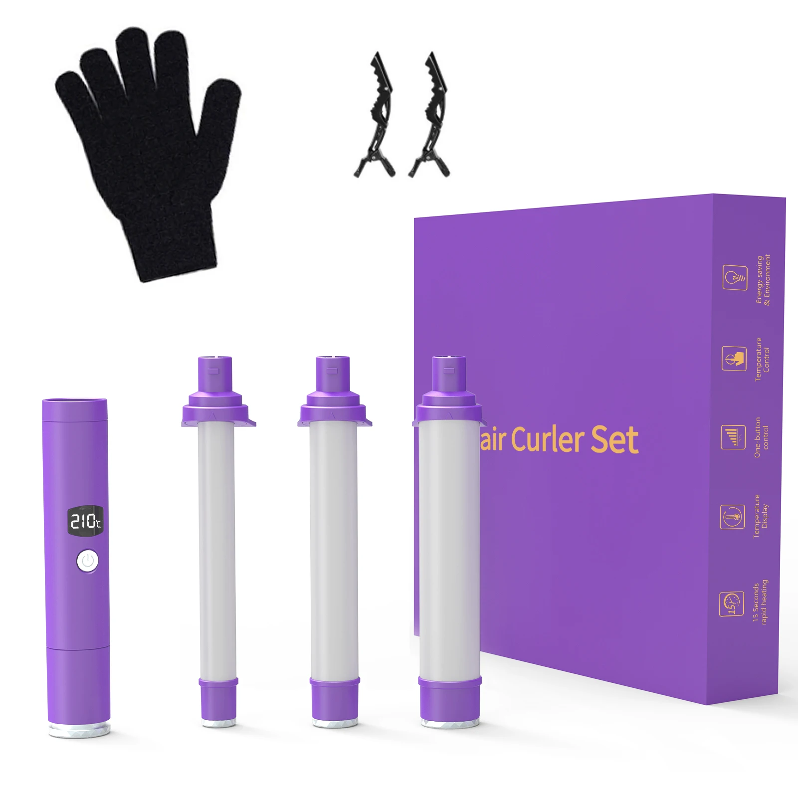 

VKK Hair Styling Tool Rotating Hair Curler Platinum Auto Curling Iron Curler