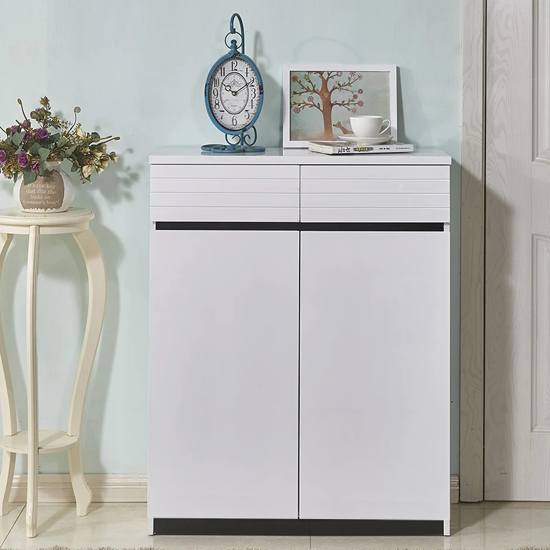 
Modern design wooden shoe rack cabinet of home living room furniture 