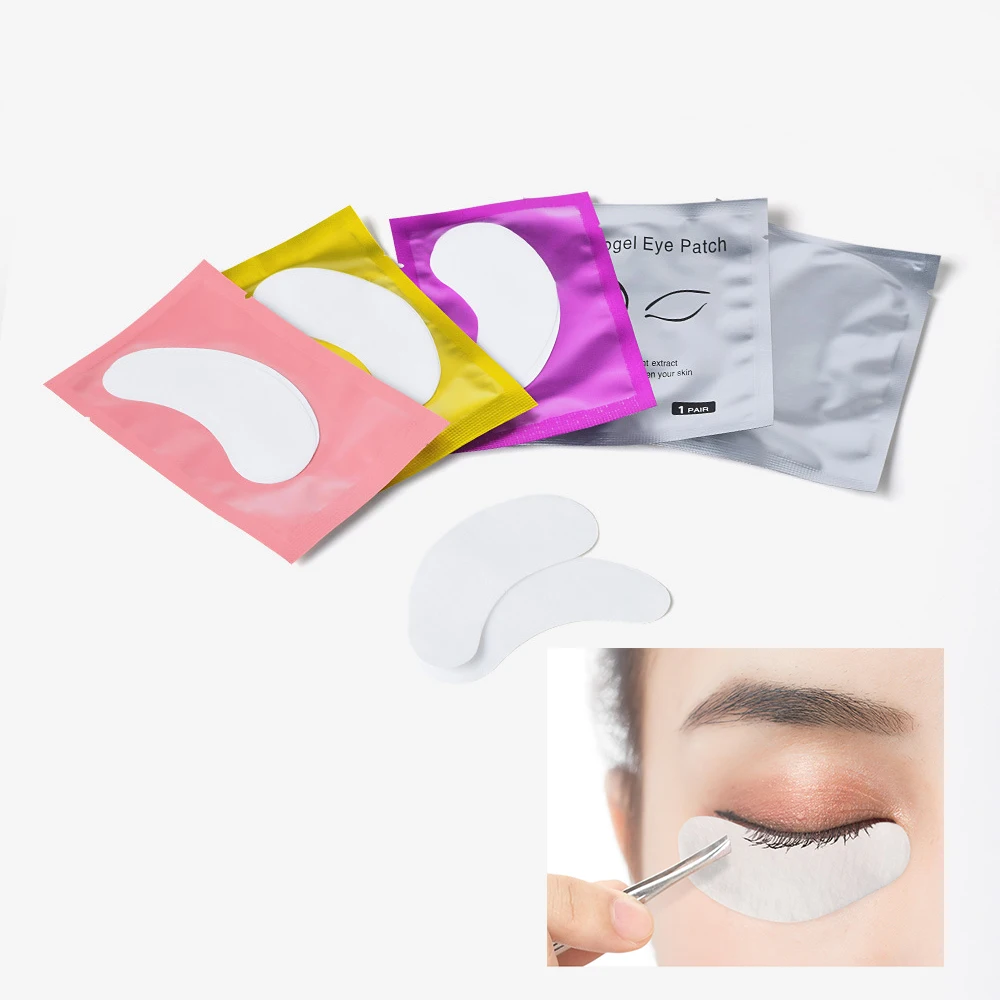 

2pcs/pack Set Lint Free Under Hydrogel Eye Mask Pads, Multi-colors